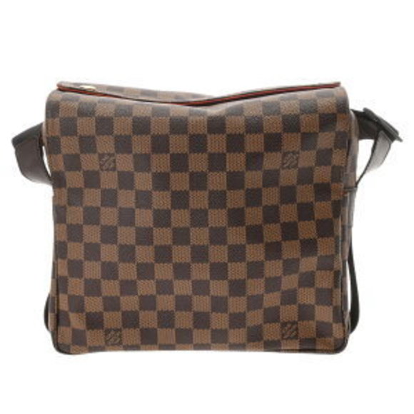Louis Vuitton Damier Naviglio Brown Canvas Shoulder Bag - Picture 1 of 9
